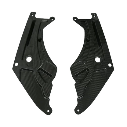 G80 M3 M4 Dry Carbon Fiber Headlight Top Cover Matte Finish
