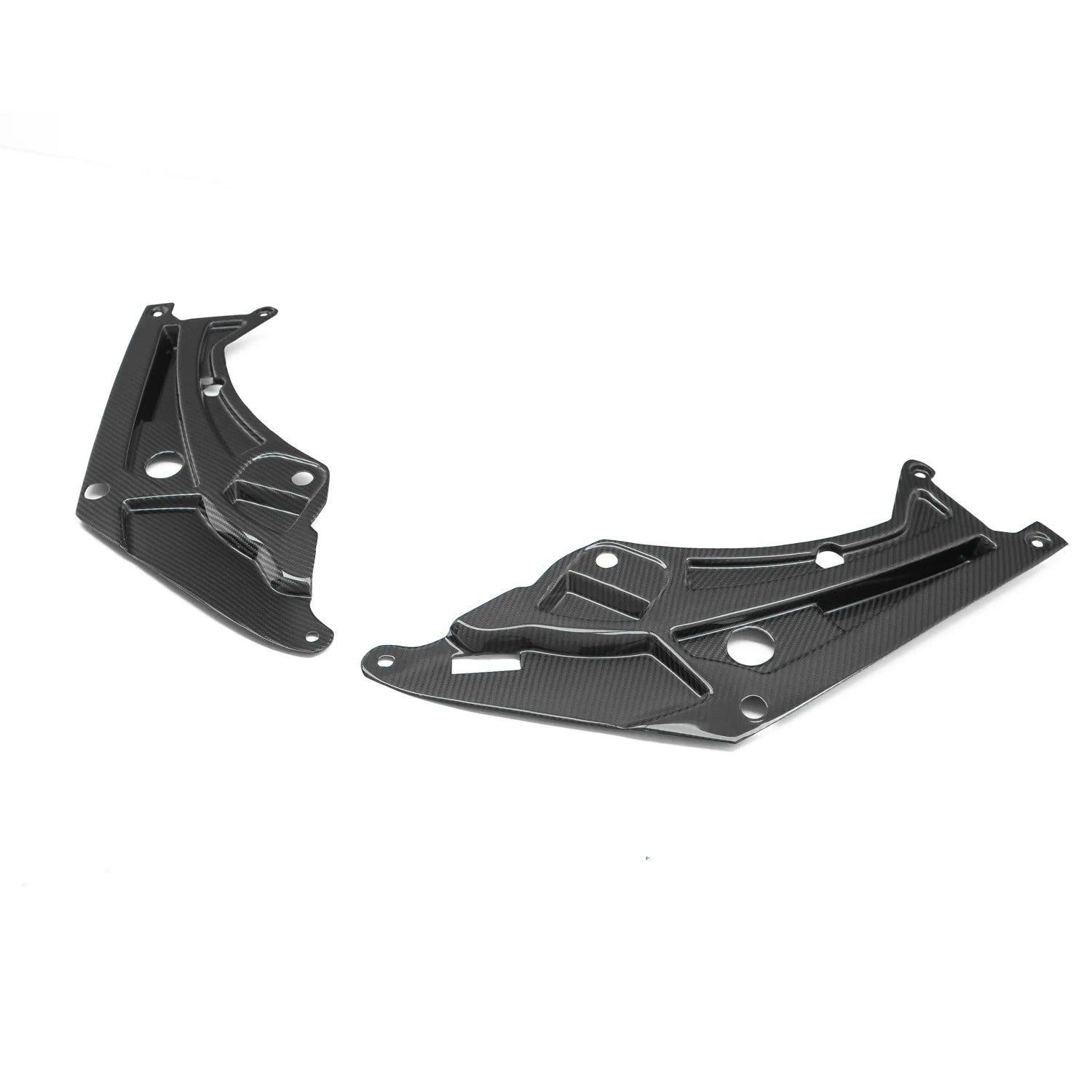 G80 M3 M4 Dry Carbon Fiber Headlight Top Cover Matte Finish