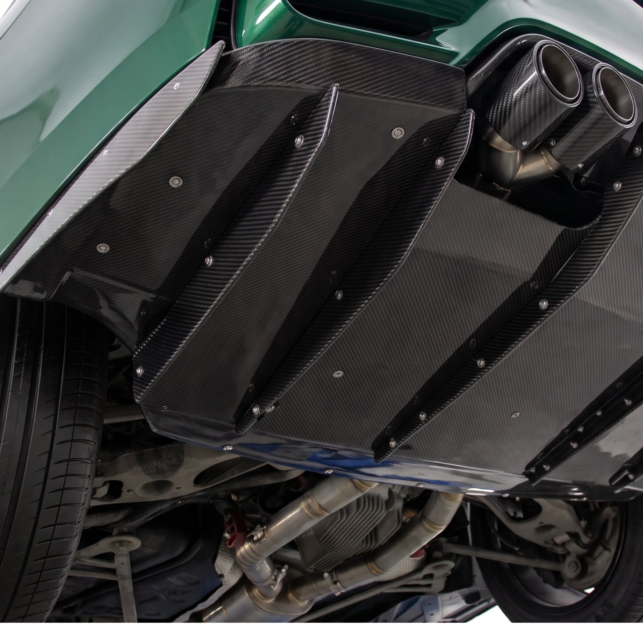 F8X M3 M4 | 1P Carbon Fiber Undertray Diffuser