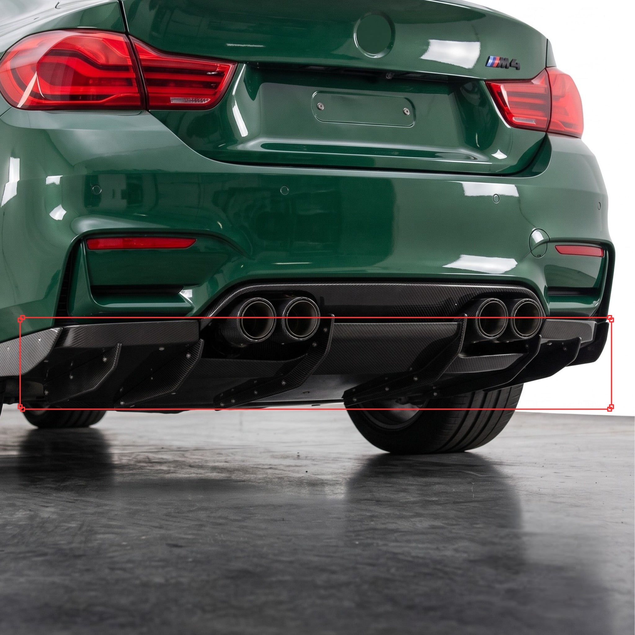 F8X M3 M4 | 1P Carbon Fiber Undertray Diffuser