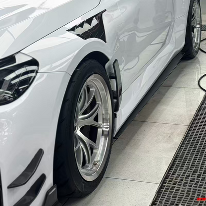 G87 BMW M2 Pre-Preg Carbon Side Skirt Extensions
