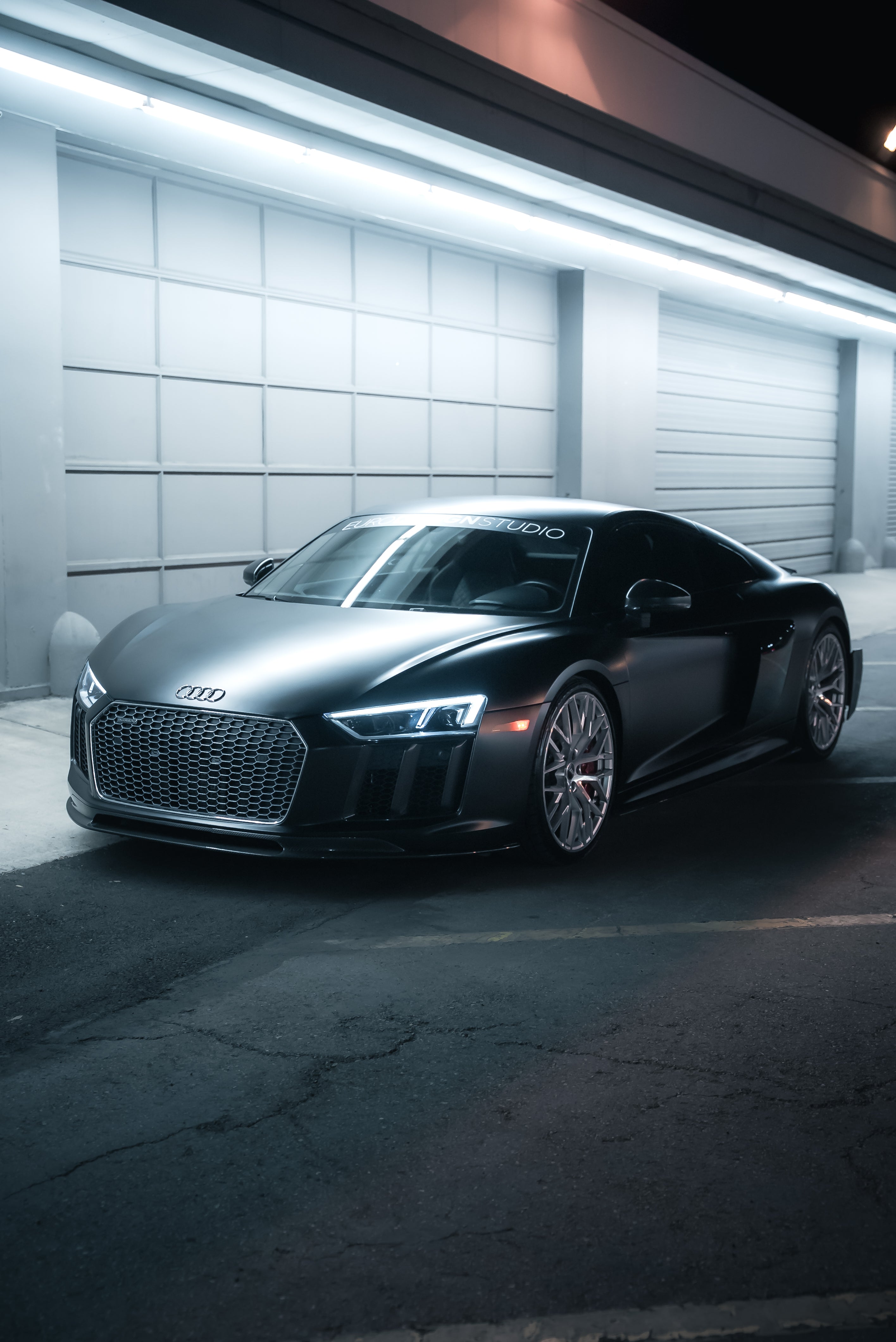 Audi R8 Carbon Fiber Side Skirts V Style