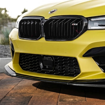 Carbon Fiber Performance Style Front Bumper Lip Kit – BMW F90 M5 LCI
