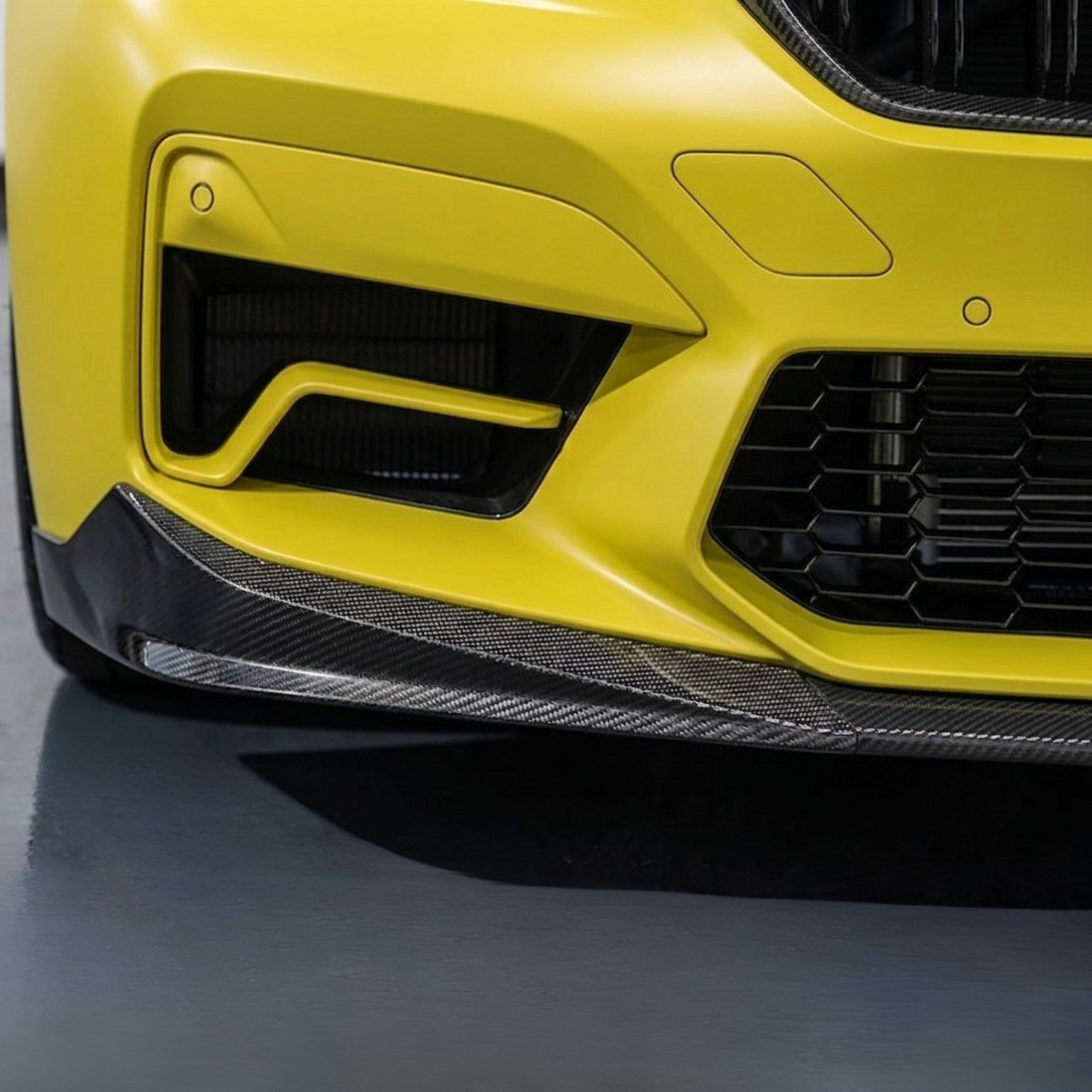 Carbon Fiber Performance Style Front Bumper Lip Kit – BMW F90 M5 LCI