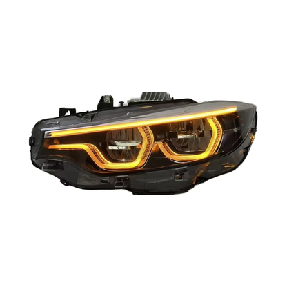 BMW F32 Triple DRL Headlights (Amber V2)