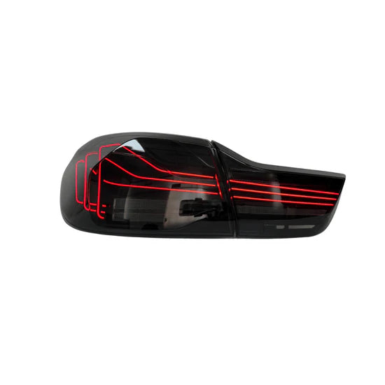 CSL Laser Style Tail Lights (Smoked & Red) - BMW F32 4 Series / F82 M4