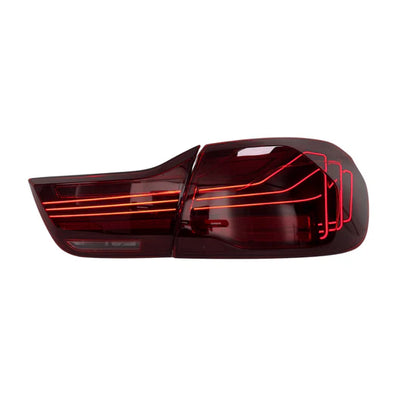 CSL Laser Style Tail Lights (Smoked & Red) - BMW F32 4 Series / F82 M4