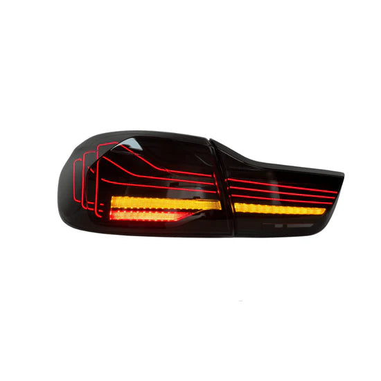 CSL Laser Style Tail Lights (Smoked & Red) - BMW F32 4 Series / F82 M4