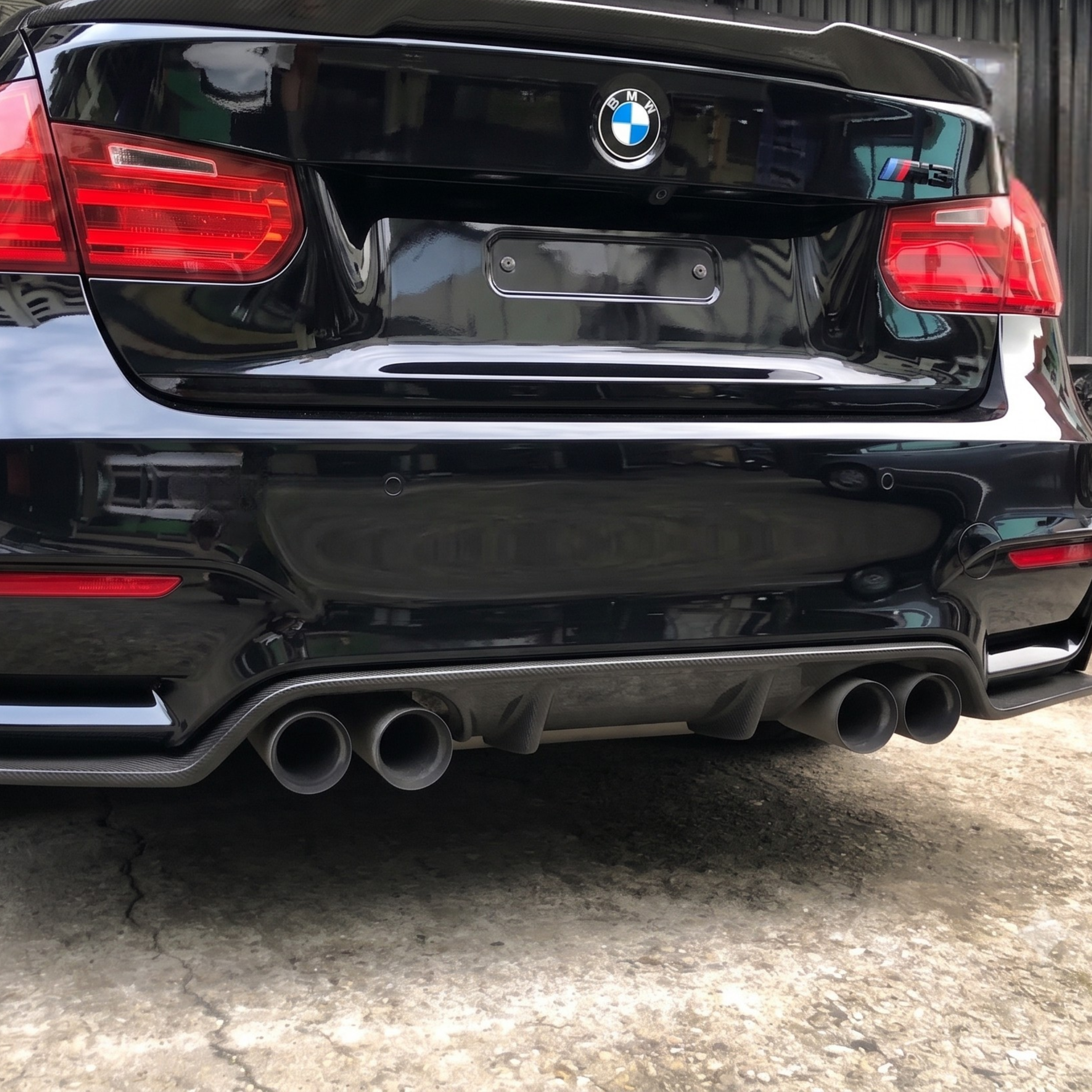 BMW F8X M3/M4 3D Carbon Fiber Rear Diffuser