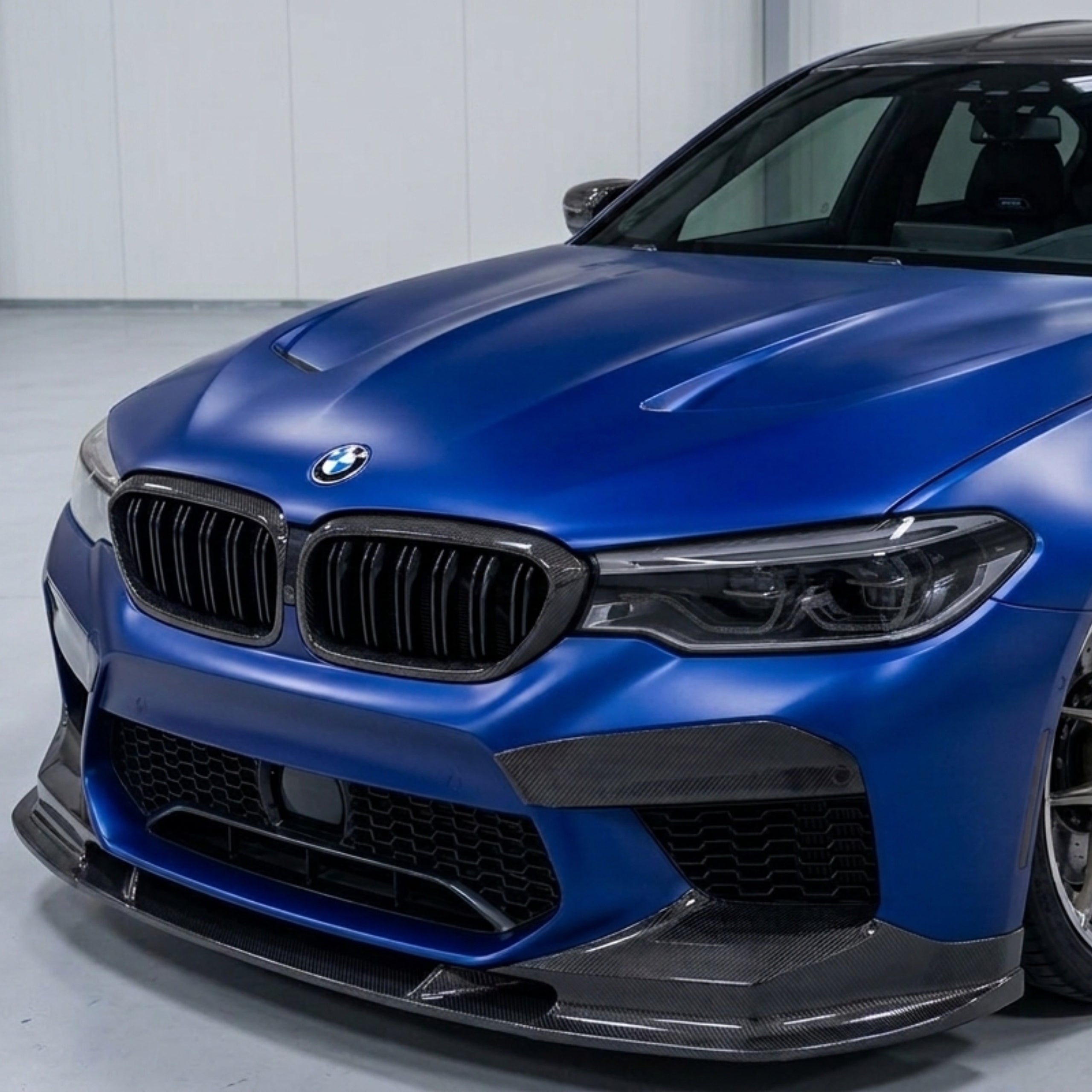 Carbon Fiber 3D-Style 3-Piece Front Bumper Lip Splitter – BMW F90 M5 Pre-LCI
