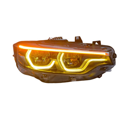 IKON Style LCI2 LED Color Switching Headlights V2 F80 M3, F82 M4, F32 4 Series