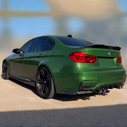 BMW F8X M3 / M4 Carbon Fiber Rear Bumper Side Corner Extensions