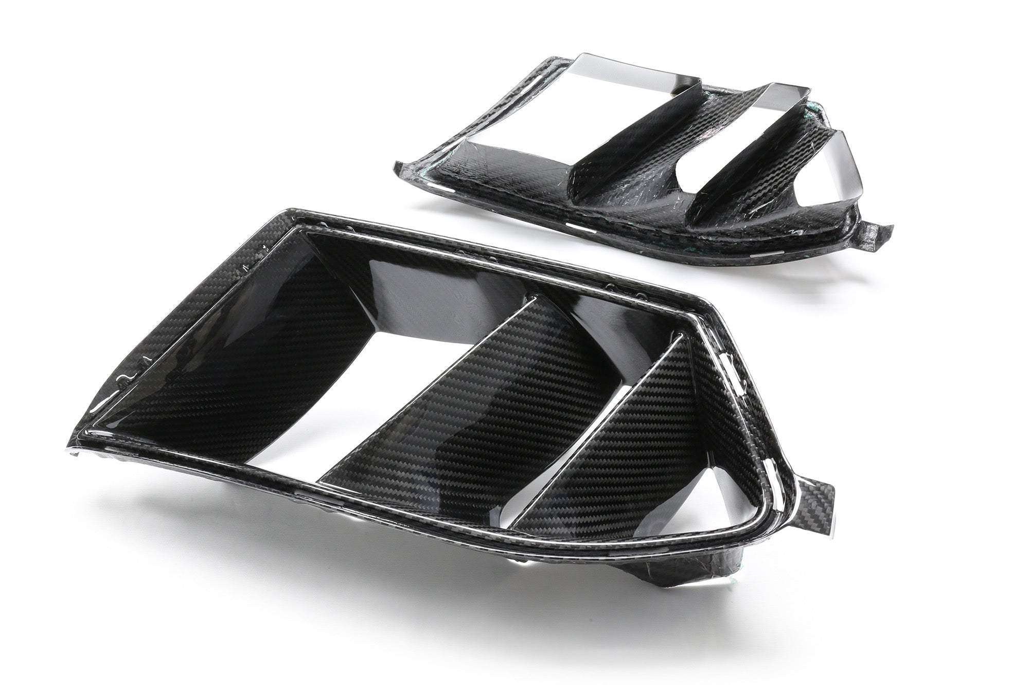 G8X M3 | M4 Type 2 Dry Carbon Lower Air Ducts Inlets (Twin Fin)