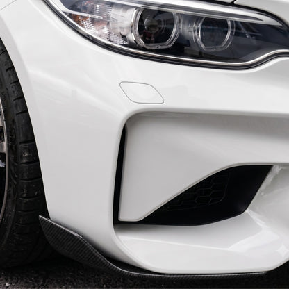 BMW F87 M2 Carbon Fiber MP Style Front Bumper Splitters