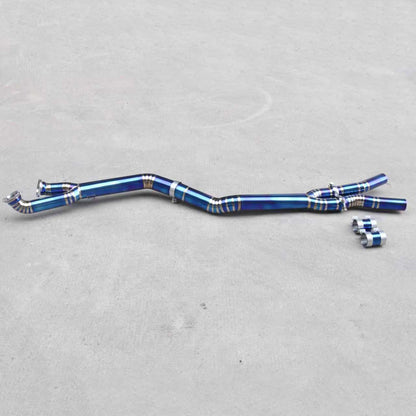 G8X M3 | M4 Titanium Single Exit Midpipe with Brace