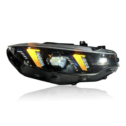 Snake Eye Style Yellow/White Color Switching LED Headlights - F80 M3 / F82 M4 / F32 4 Series