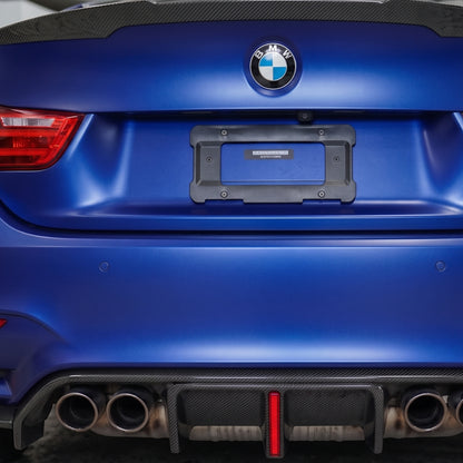 BMW F8X V Style Gloss Carbon Fiber LED Rear Diffuser – F80 M3 F82 F83 M4