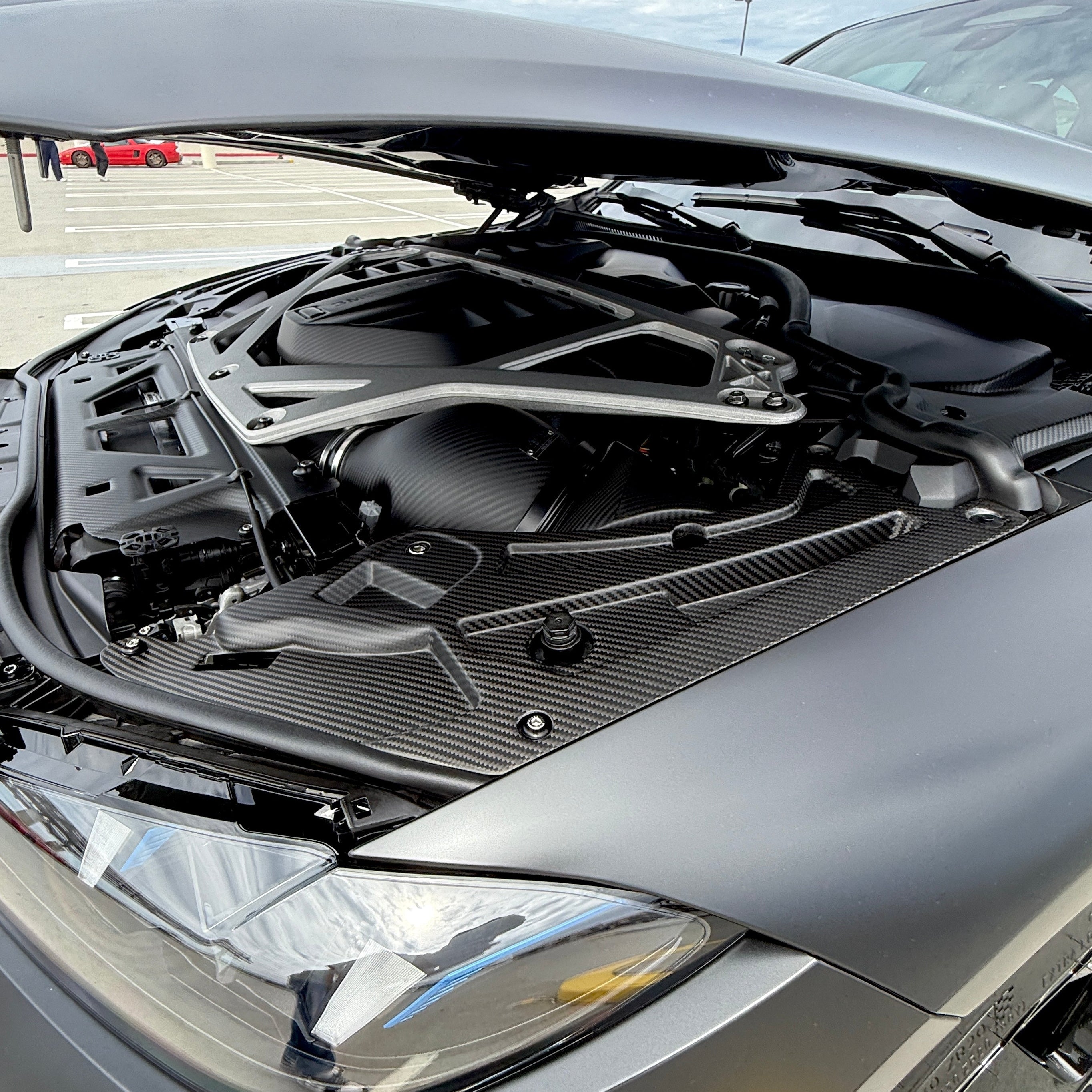BMW G87 M2 Pre-Preg Carbon Engine Bay Trims (Front Corners)