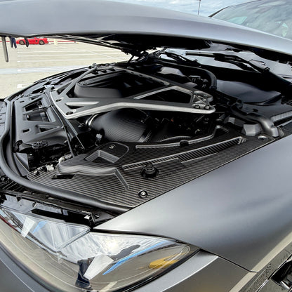 BMW G87 M2 Pre-Preg Carbon Engine Bay Trims (Front Corners)