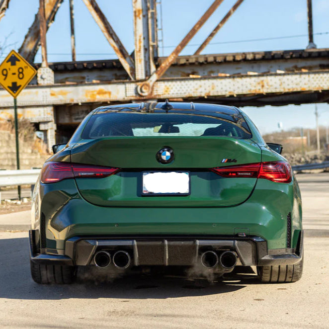 G82 M4 Carbon Rear Bumper Diffuser Sides
