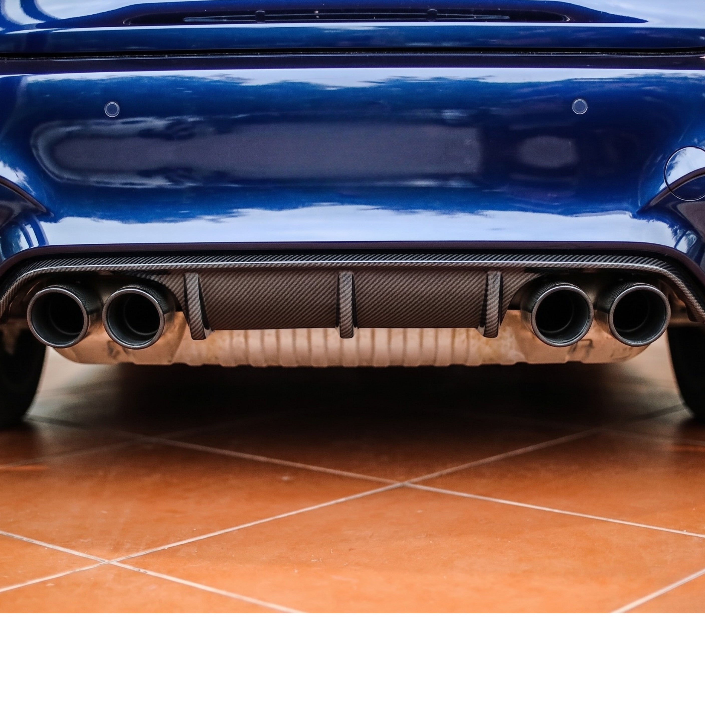 BMW F8X MP Style Gloss Carbon Fiber Rear Bumper Diffuser – F80 M3 F82 M4