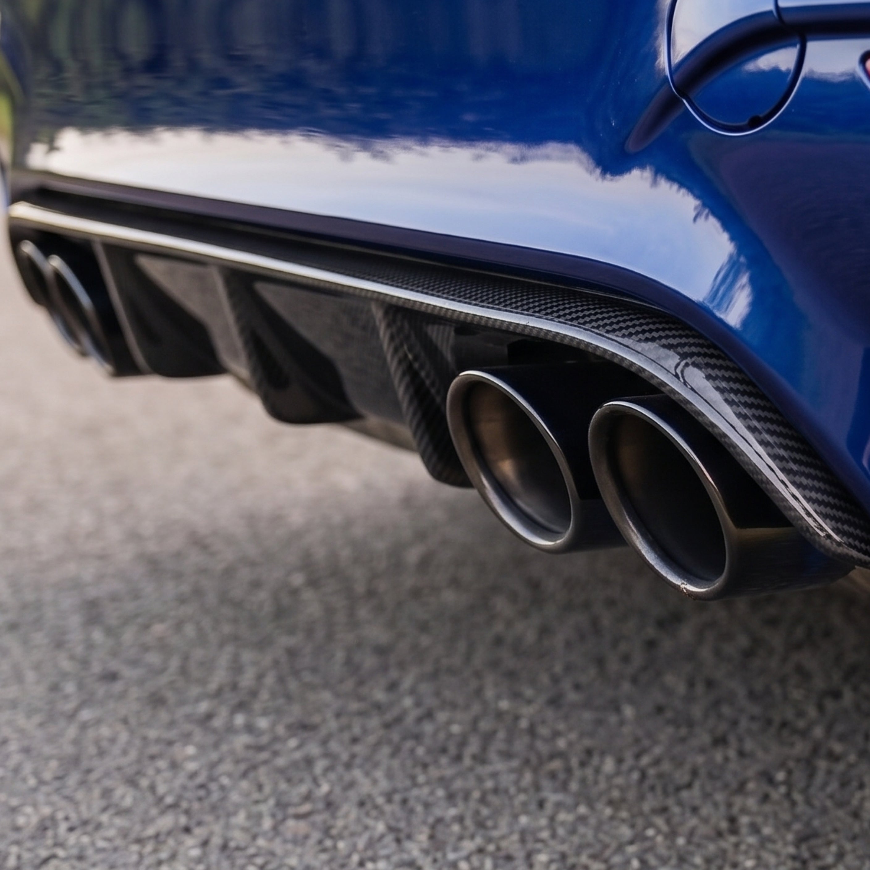 BMW F8X MP Style Gloss Carbon Fiber Rear Bumper Diffuser – F80 M3 F82 M4
