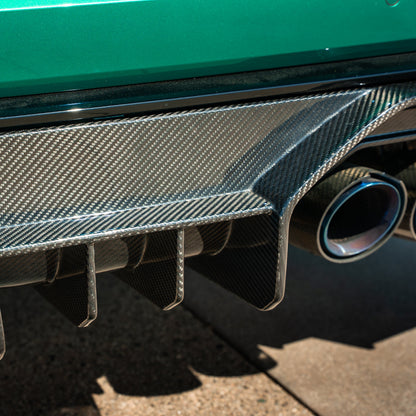 G8X M3 M4 AZ Carbon Fiber Rear Diffuser w/ Sides