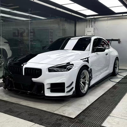 G87 BMW M2 Pre-Preg Carbon Side Skirt Extensions