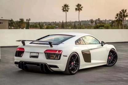 Audi R8 Carbon Fiber Rear Diffuser V Style