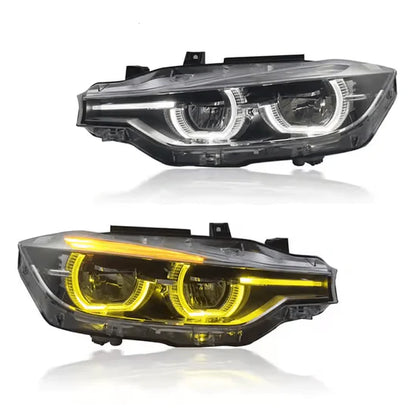 LCI Style LED Color Switching Headlights F30 3 Series, F31 3 Series