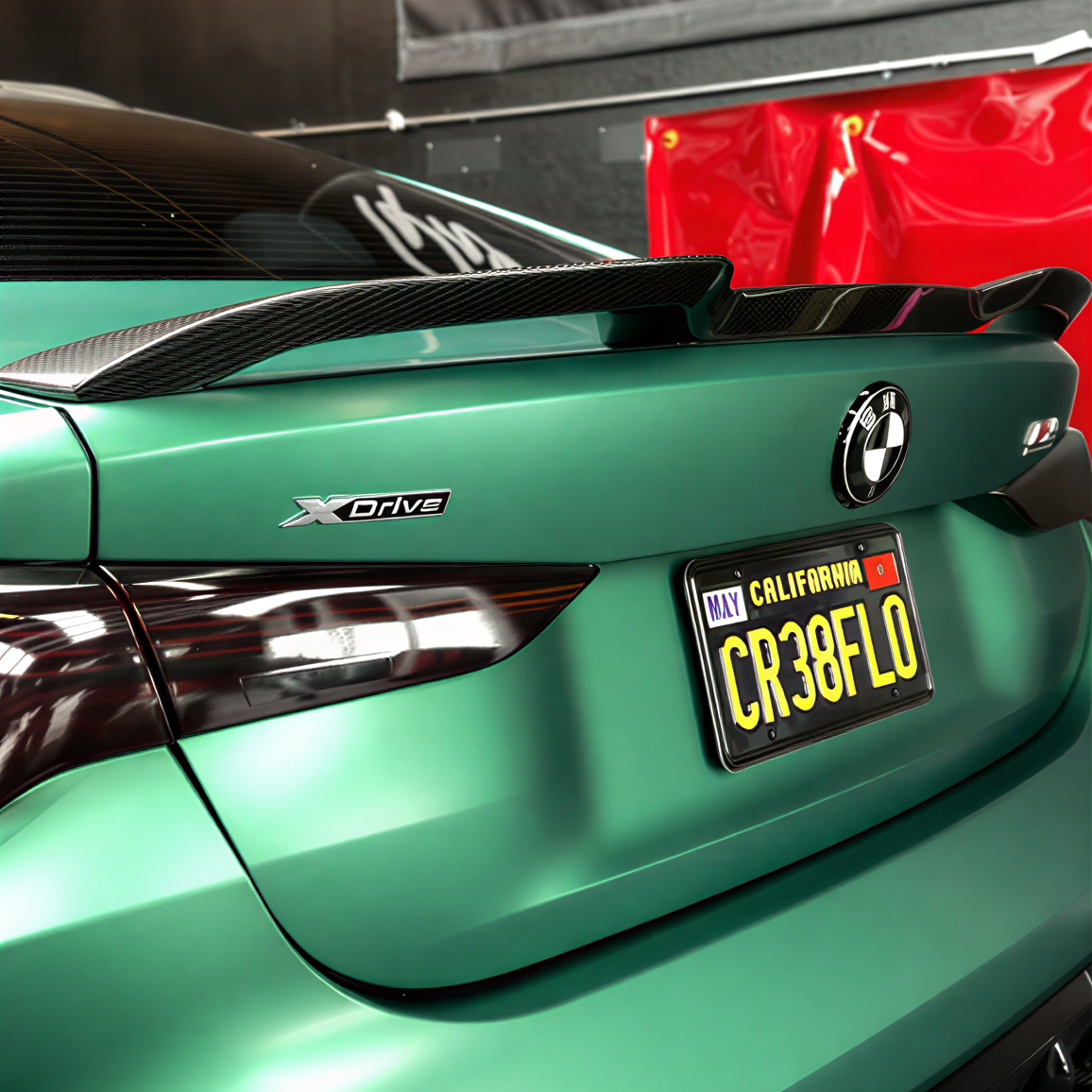 G82 M4 V Style Carbon Trunk Spoiler