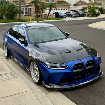 LAB Design G8X M3 M4 Modular Front Lip — Winglet Style