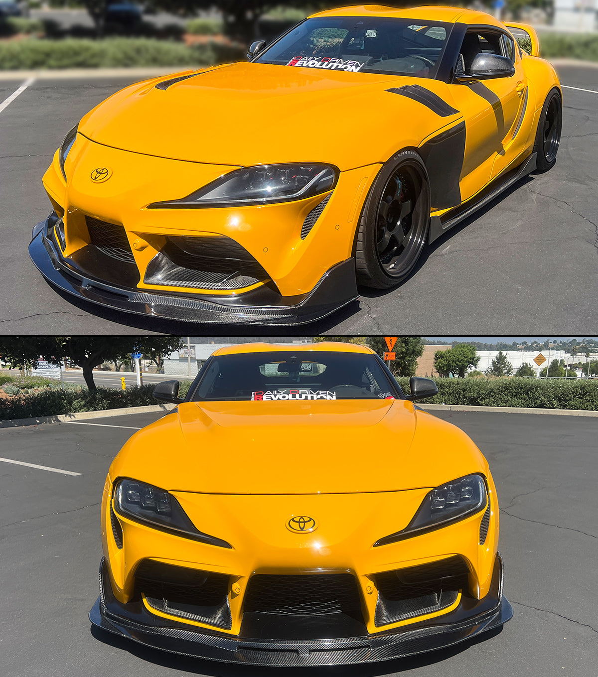 Supra HKS Style Carbon Front Lip