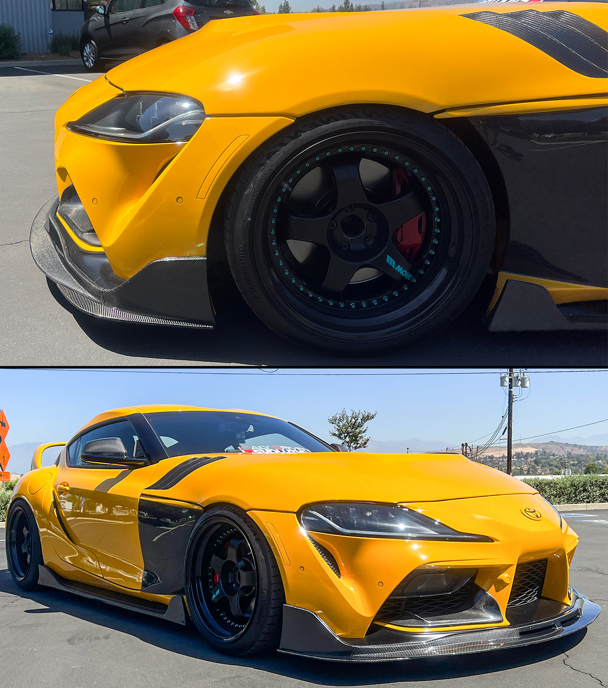 Supra HKS Style Carbon Front Lip