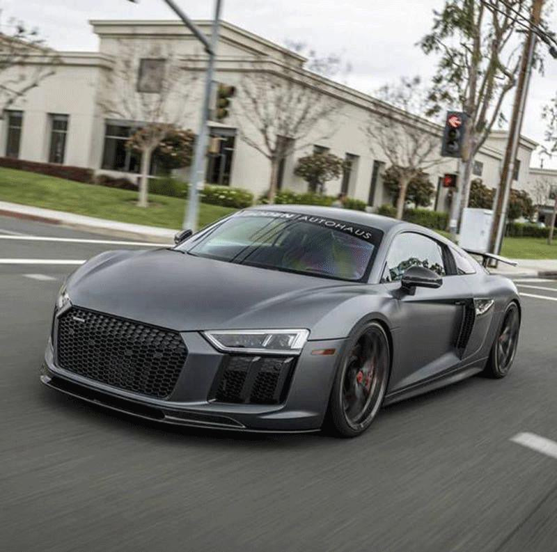 Audi R8 Carbon Fiber Front Lip V Style