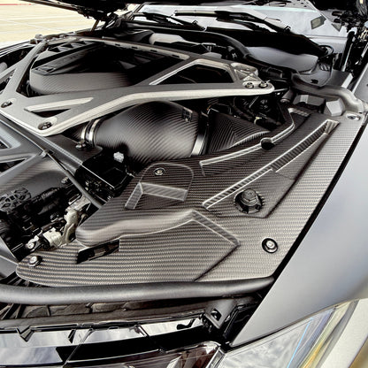 BMW G87 M2 Pre-Preg Carbon Engine Bay Trims (Front Corners)