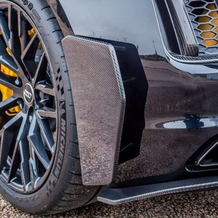 Audi R8 Carbon Fiber Front Rear Bumper Sides