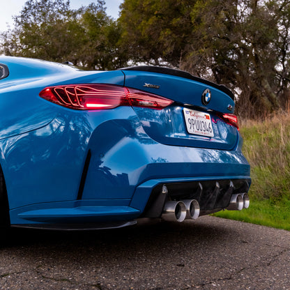G82 M4 Carbon Fiber Rear Splitter/Spat Extensions