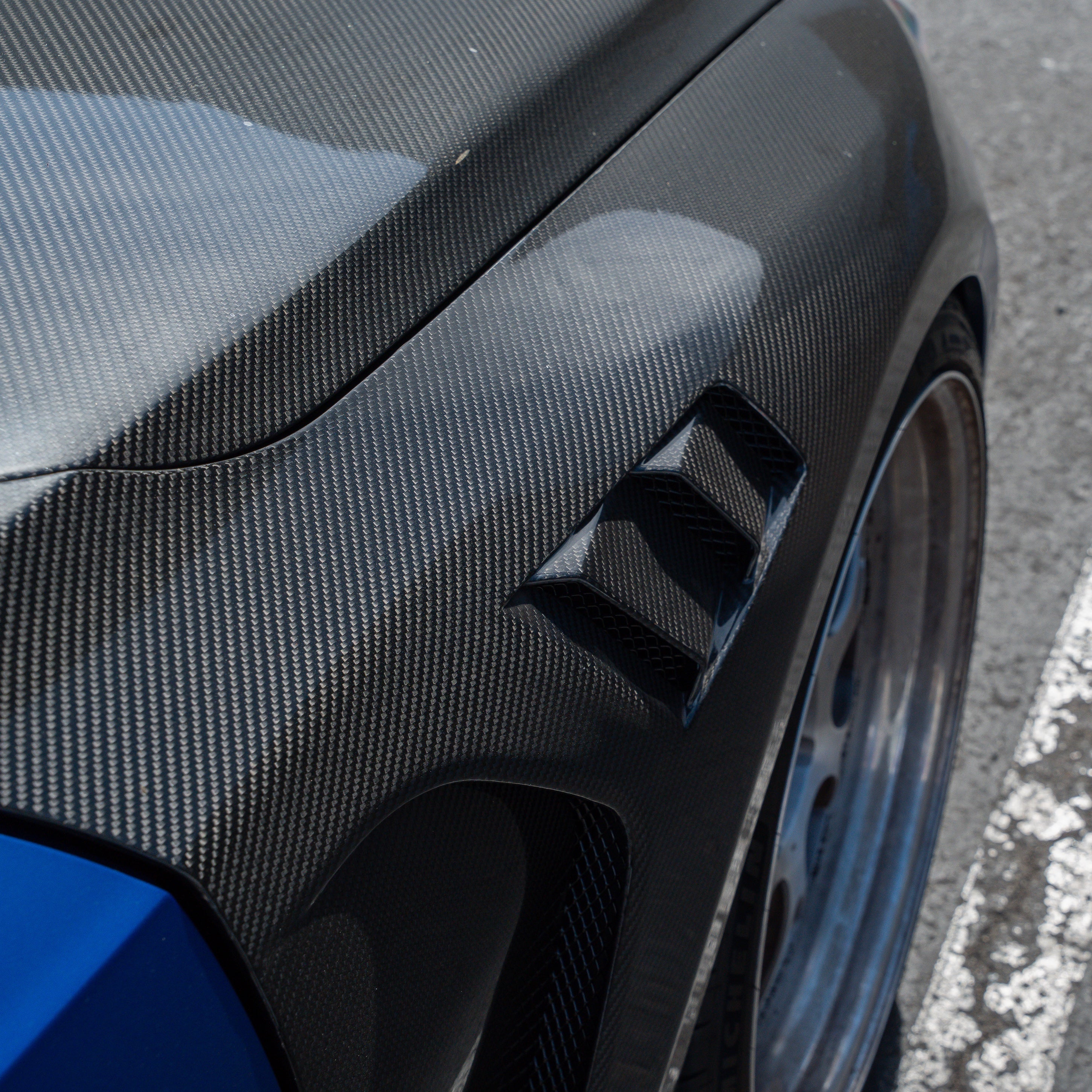 G80 G81 M3 Dry Carbon Fender Trim AN Style