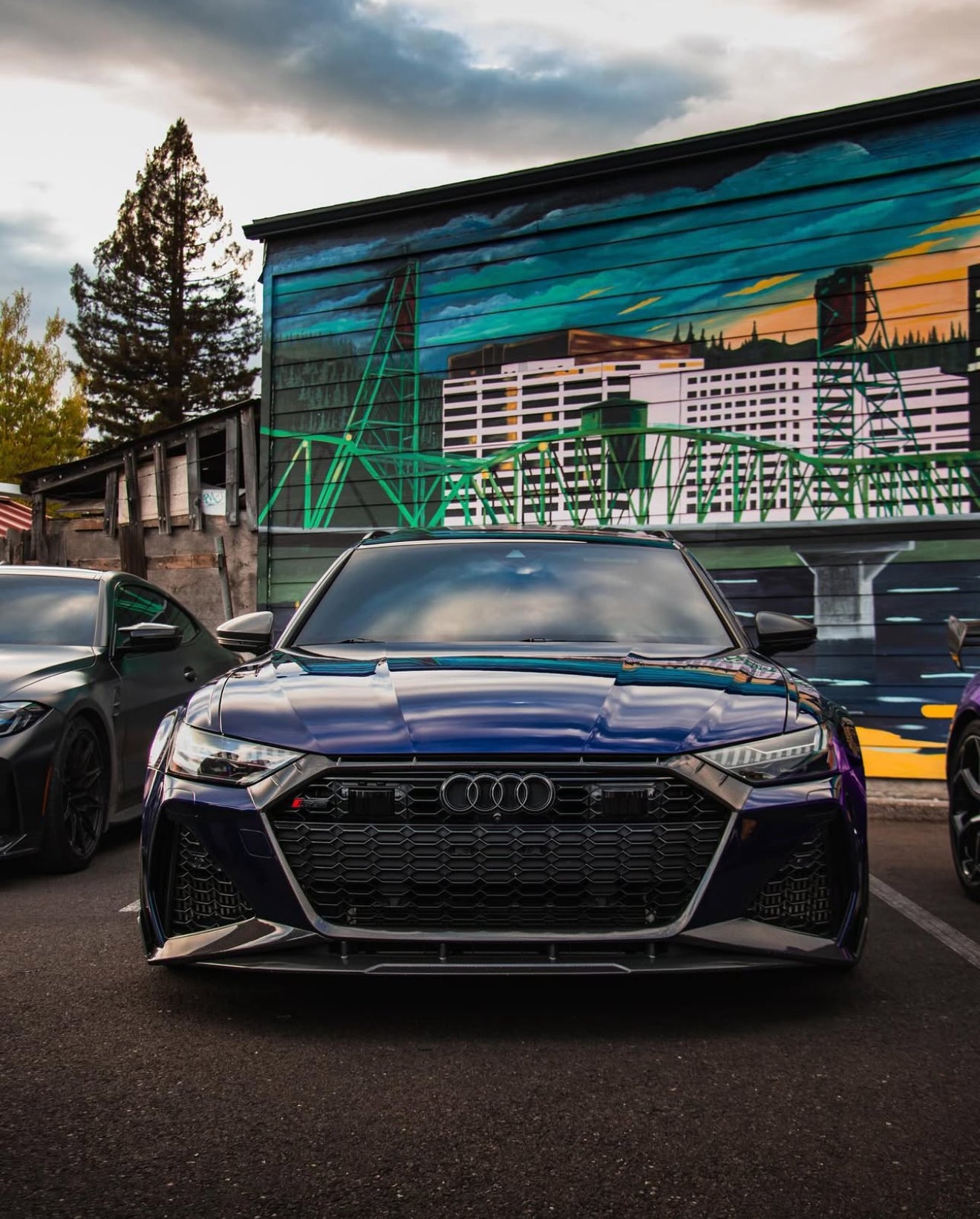 Audi RS6/RS7 C8 LAB Style Dry Carbon Front Lip