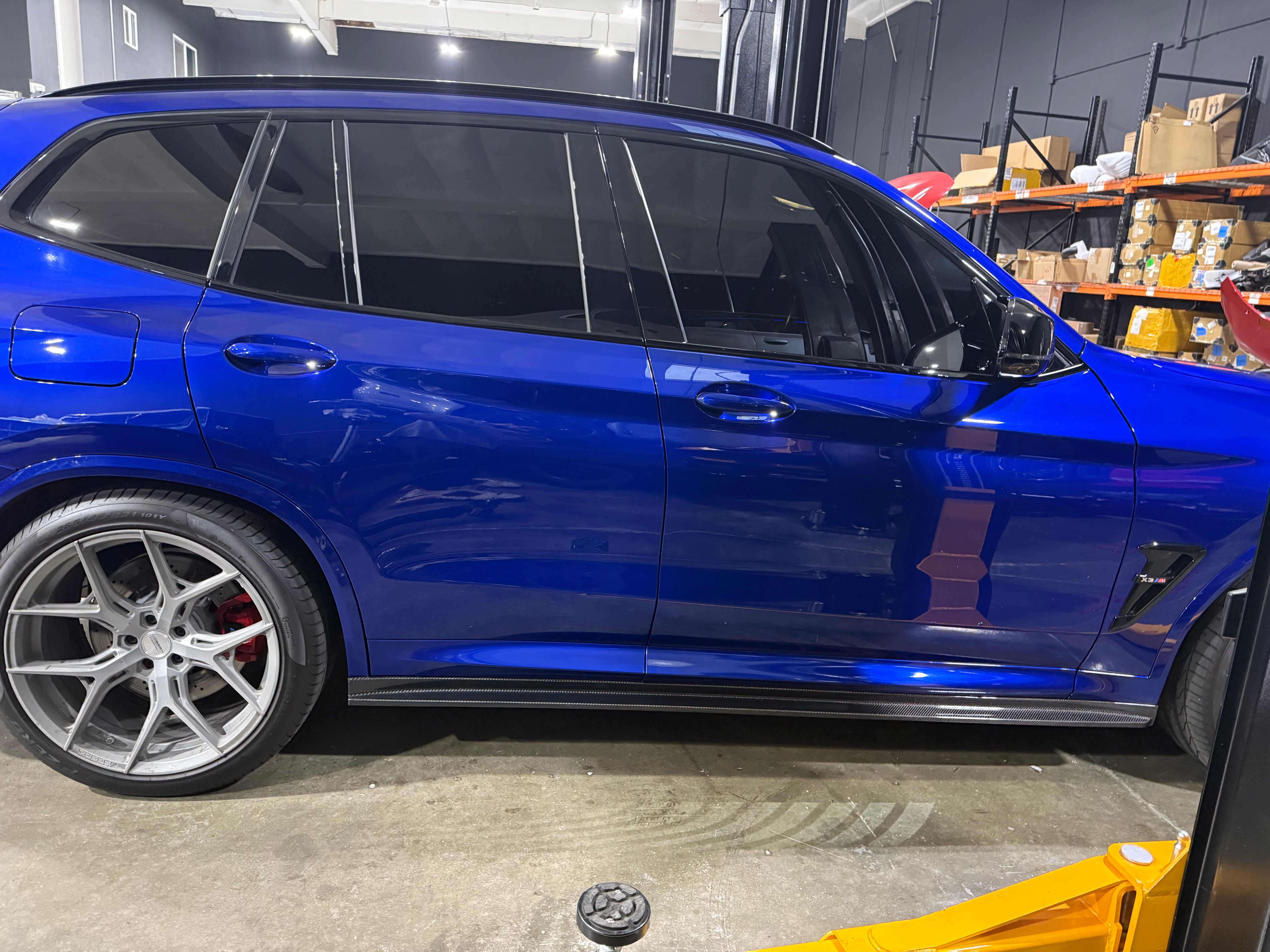 F97 BMW X3M Side Skirts Type 1