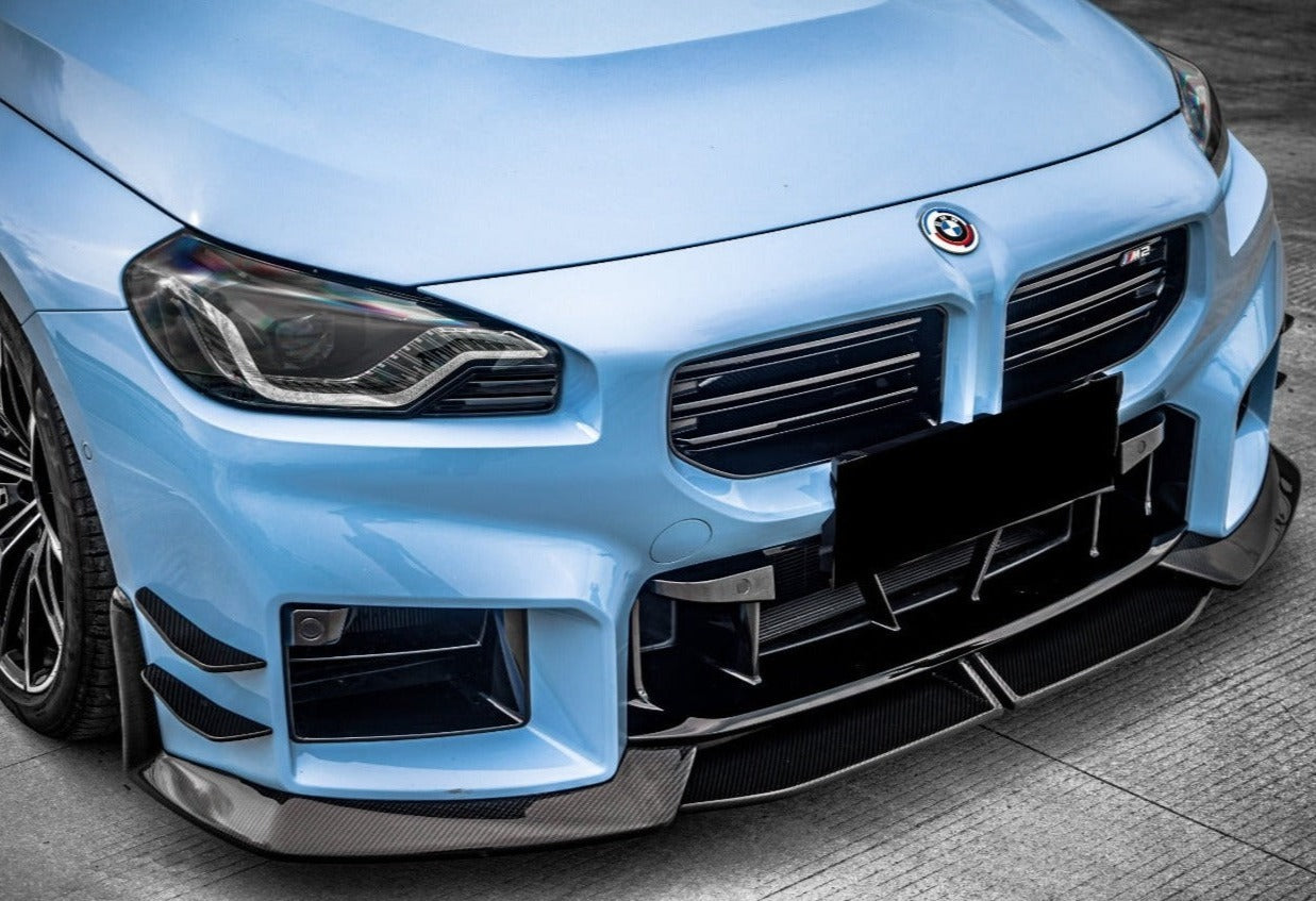 G87 M2 Front Lip Spoiler Splitter Dry Carbon Type 2