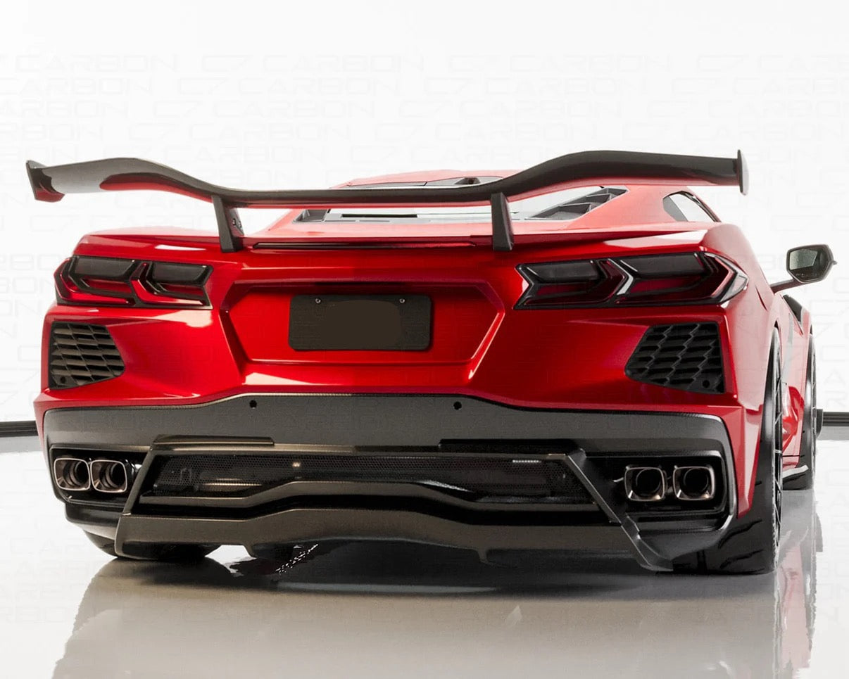 (2020-2025) C8 Corvette Z06 style Carbon Trunk Spoiler