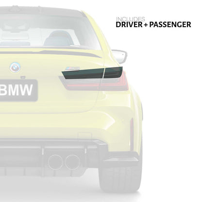 2021-2025 BMW G80 M3 Tail Light Smoke Tint Overlays