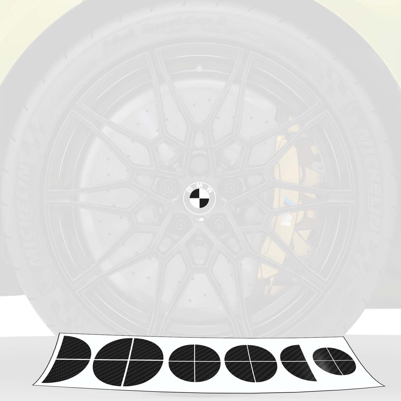 2021-2025 BMW G80 M3 Roundel Overlay Decals