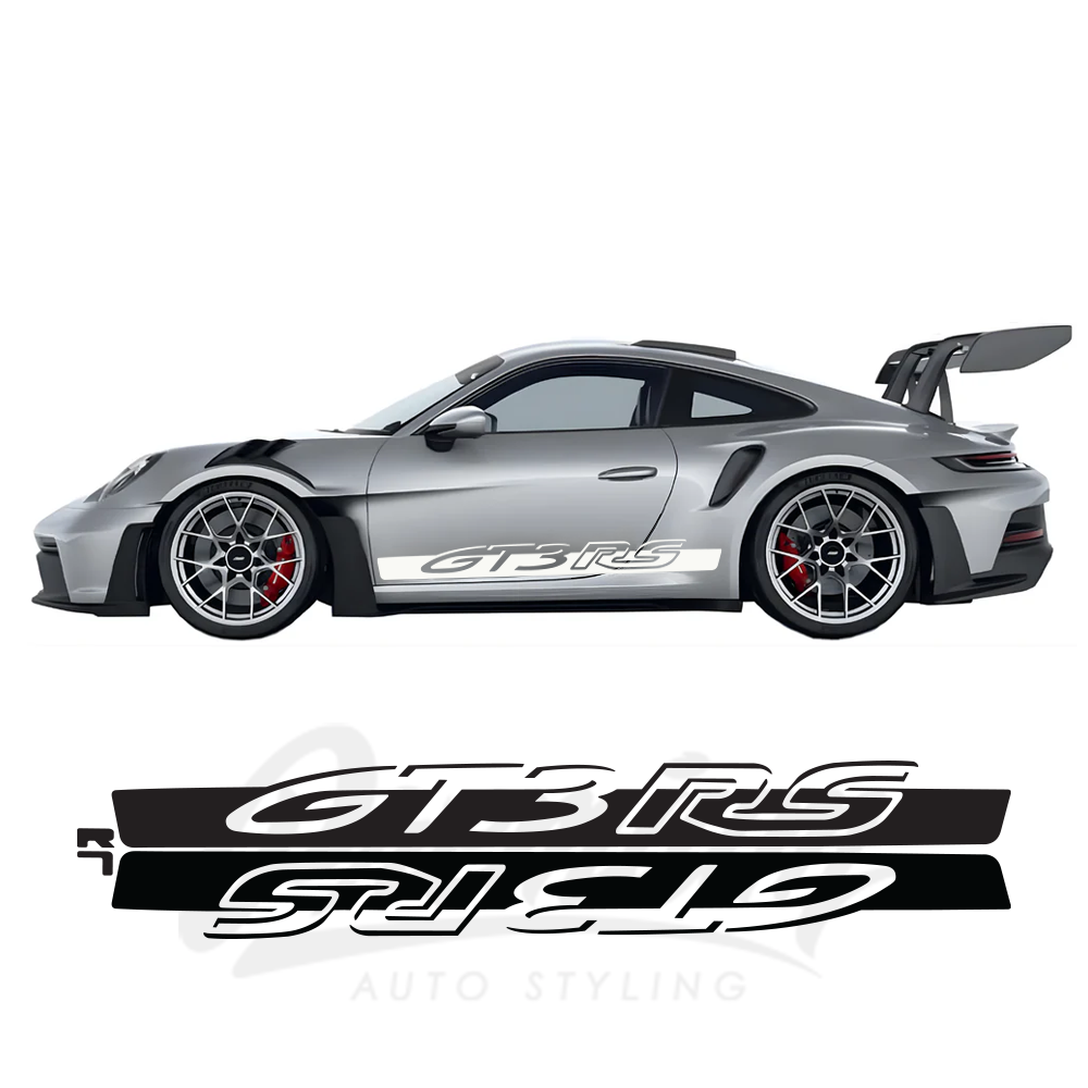 Porsche 992 GT3 RS Side Decals – OEM-Spec Pre-Cut Vinyl Graphics Kit
