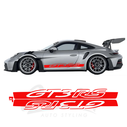 Porsche 992 GT3 RS Side Decals – OEM-Spec Pre-Cut Vinyl Graphics Kit