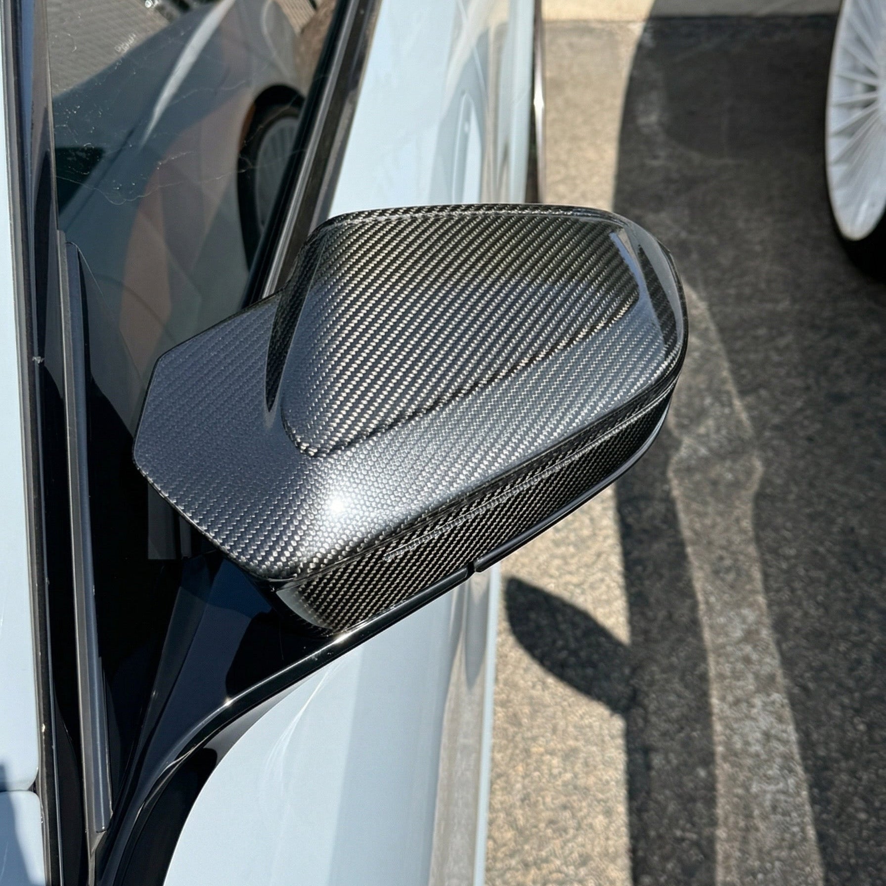 G90 G99 M5 Dry Carbon Mirror Cover Replacement