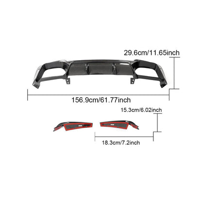 19-21 F97 X3M Carbon Diffiser