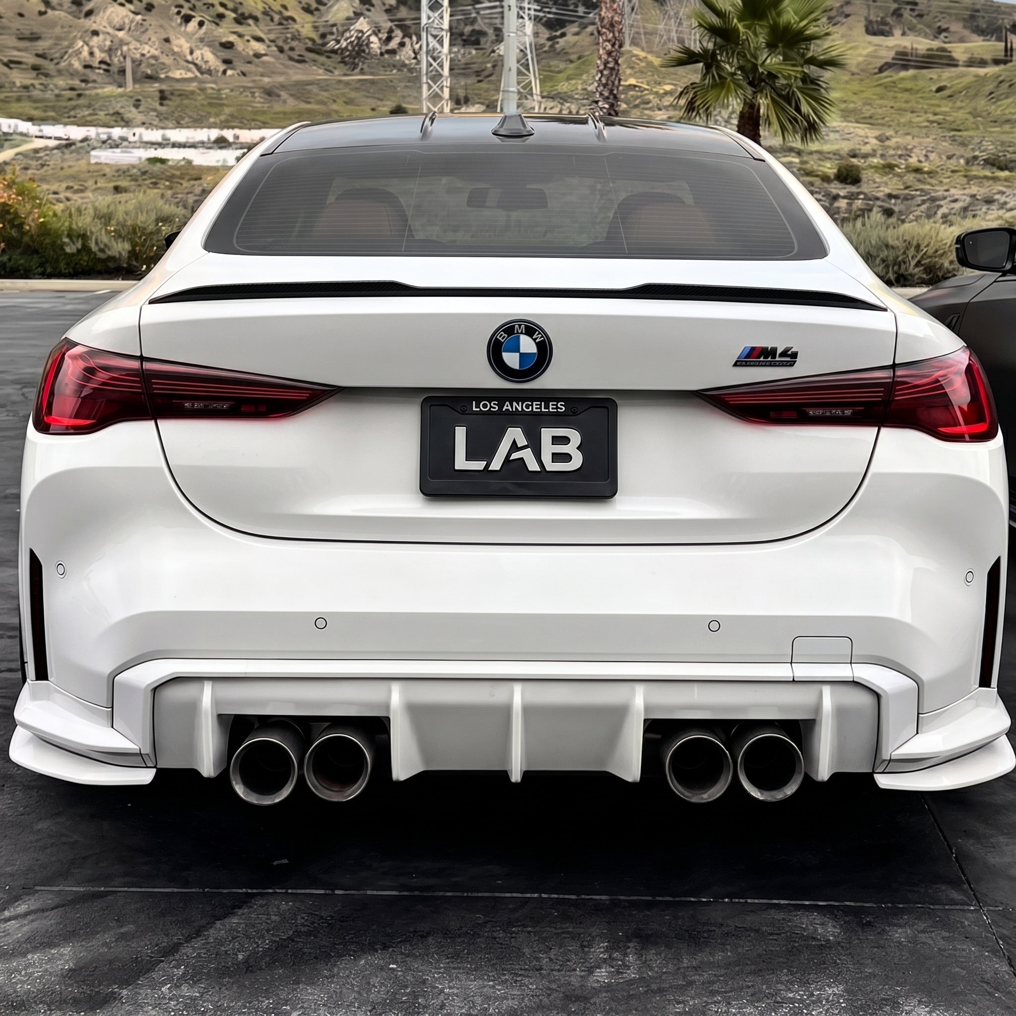 G82 M4 Carbon Fiber Rear Splitter/Spat Extensions